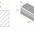 Infra Trottoirband 28/30x25x100 zwart vis