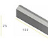 Infra RWP Geleideband 4/12x25x100 grijs vis