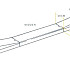 Infra Inritverloopband 5/20-20x15x100 rechts grijs vis