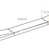 Infra Inritband mv-13/15x25x100 rechts grijs vis