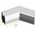 Trottoirband bocht 18/20x25 135° inw. zwart vis
