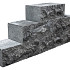 Castle Rock Gabro antracite 40x20x15 cm - maandprijs
