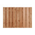 Douglas scherm 19 planks - recht 180x90 cm