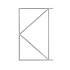 Poort frame staal 150 x 155 cm (bxh)