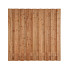 Douglas scherm 19 planks - recht 180x170 cm (bxh)