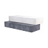 Traptrede 100x35x15 cm Antraciet