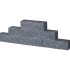 Splitblok Rox 29x9x8,9 noors antraciet