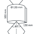 in-lite - Halo Up-Down Dark 100-230V
