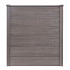 3-sponning paal betonschutting + schroefbus 11,5x11,5x130 (sponning 72 cm) Taupe*