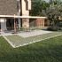 Weave tegel 100x100x10 cm buitenhoek Greige