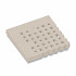 Weave tegel 100x100x10 cm buitenhoek Greige