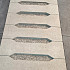Eco-Tegel lang 100x30x7 cm Grijs