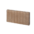 Palissade band vierkant 8x35x50 bruin