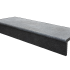 Traptrede stootbord Pacific Black 100x12x2 cm