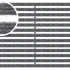 ACO Schoonloper Aluminium mat met tapijtstroken antraciet 100x50x2cm
