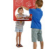HDPE speelpaneel 'postkantoor' - rood - 735 x 585 mm
