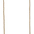 houten ringtrapeze met kunststof ringen - PP - geel