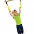 houten ringtrapeze met kunststof ringen - PP - geel