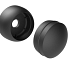 kunststof afdekdop voor bouten - 6 mm - zwart