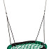 nestschommel 'oval pro' - d: 1200 mm - groen/zwart-groen zebra/zwart