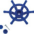stuurwiel 'boot' - blauw