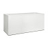 Elho vivo matt finish lang wielen 90cm wit 39x88x41 cm