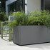 Elho vivo matt finish lang wielen 90cm warm grijs 39x88x41 cm