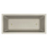 Elho vivo structure finish lang wielen 90cm warm grijs 39x88x41 cm