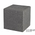 Schellevis Zitelement vierkant 50x50x50 cm antraciet