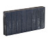 Palissadeband Zwart 6x25x50 cm recht
