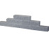 Splitblok Rox 37,7x9x8,9 noors grijs