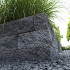 Splitblok Rox 37,7x9x8,9 noors antraciet