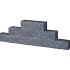 Splitblok Rox 29x9x8,9 noors antraciet