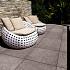 GeoCeramica® Entrée 60x60x4  BB stone Dark Grey
