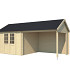 Tuinhuis Fraya 570x275 (bxd) Onbehandeld