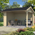 Tuinhuis Kirian 300 380x300 (bxd) onbehandeld