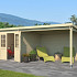 Tuinhuis Sunniva 570x275 (bxd) Onbehandeld