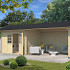 Tuinhuis Maribel 680x300 (bxd) Onbehandeld