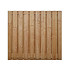 Douglas scherm 19 planks - recht 180x130 cm