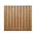 Douglas scherm 23 planks - recht 180x130 cm (bxh)