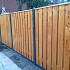 Douglas scherm 21 planks - recht 200x180 cm
