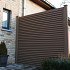 DuoFuse Lamellen afsluiting - Wenge Brown (200 x 20 x 4 cm)
