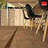 ACO Slim-Line 100 cm + Corten designrooster