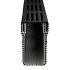 ACO Slim-Line 100 cm watergoot incl.  zwart aluminium design rooster