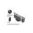 ACO Slim-Line onderuitloop 80 mm excentrisch