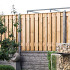 Douglas scherm 19 planks - recht 180x90 cm