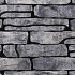 Stonewalling 42x18x8 cm grijs/zwart