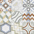 GeoCeramica® topplaat 60x60x1 Porto Mix