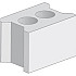 Solid Blox grindbeton 29x20x19 cm (lxbxh)