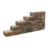 Pilestone Line Walnut 40x15x10 cm
